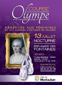 La 2ème édition de la Course Olympe la Montalbanaise. Le vendredi 13 juillet 2012 à Montauban. Tarn-et-Garonne. 